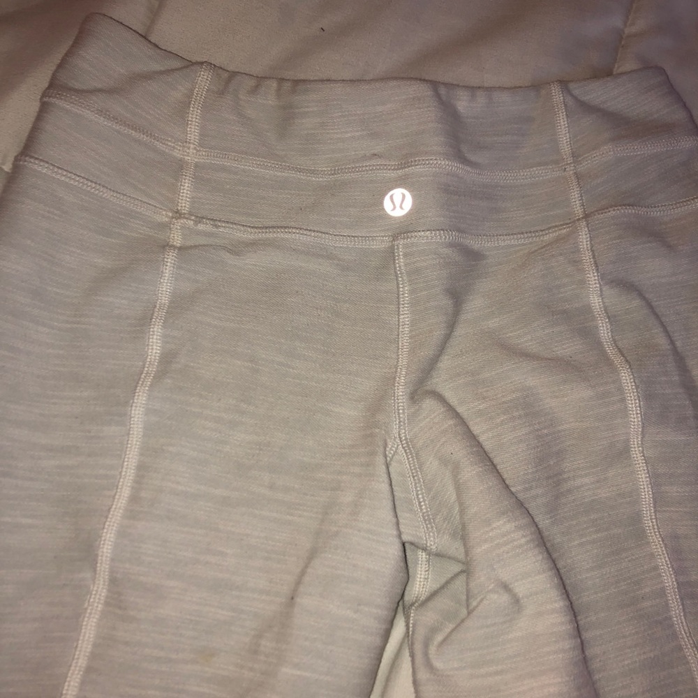 Boot cut yoga pants.